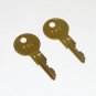 2 - T41 Replacement Keys fit Traulsen Refrigeration Equipment