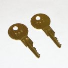 2 - T42 Replacement Keys fit Traulsen Refrigeration Equipment