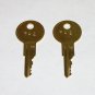 2 - T42 Replacement Keys fit Traulsen Refrigeration Equipment