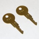 2 - T44 Replacement Keys fit Traulsen Refrigeration Equipment