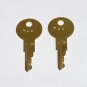 2 - T44 Replacement Keys fit Traulsen Refrigeration Equipment
