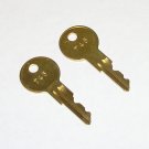 2 - T45 Replacement Keys fit Traulsen Refrigeration Equipment