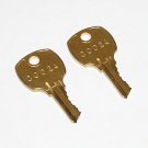2 - C002A Replacement Keys fit Hoshizaki Refrigeration Equipment