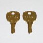 2 - C002A Replacement Keys fit Hoshizaki Refrigeration Equipment