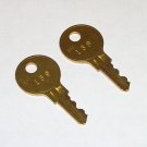 2 - Fort 159 Replacement Keys fit Norlake Milk Coolers Refrigeration Equipment