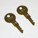 2 - 1289 Replacement Keys fit Beverage Air Refrigeration Equipment