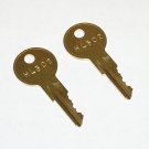 2 - HL302 Keys fit Refrigeration Equip & Pyramid, Stromberg, Widmer Time Stamps 2 - HL302 Keys fit Refrigeration Equip & Pyramid, Stromberg, Widmer Time Stamps
