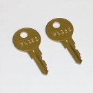 2 - FX252 Keys fit older ITE Electrical Breaker Panel Panelboard Trim Locks