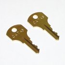 2 - CAT45 Corbin CCL GE EST Edwards Fire Alarm Panel, Enclosure Lock Keys