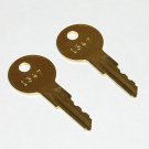 2 - 1347 Honeywell Silent Knight Security Fire Alarm Panel, Pull Station Keys