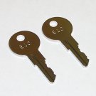 2 - E10 Electrical Selector Switch Keys fit Square D Keyed Switches 2 - E10 Electrical Selector Switch Keys fit Square D Keyed Switches