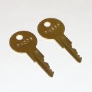 2 - PK556 Keys Fit Pollak Ignition Switches, Aerial Lift Work Platforms