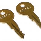 2 - B399A Replacement Brass Keys for Audio PA Rack Mount Front Door 2 - B399A Replacement Brass Keys for Audio PA Rack Mount Front Door