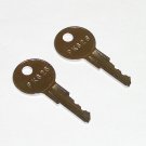 2 - PK626 Keys fit Green Acroprint Mechanical Time Clocks, Date & Time Stamps
