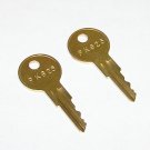 2 - PK625 Replacement Keys fit FCI Gamewell Fire Alarm Panels, Pull Stations