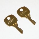 2 - C33A C033A AMI Rowe Jukebox Replacement Cabinet Keys fit CompX National