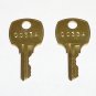 2 - C33A C033A AMI Rowe Jukebox Replacement Cabinet Keys fit CompX National