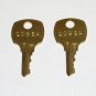 2 - C 92A C092A AMI Rowe Jukebox Replacement Cabinet Keys fit CompX National