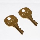 2 - C390A Replacement Cabinet Drawer Lock Brass Keys fit CompX National