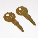 2 - 2052 Brass Keys fit Kele Energy Management Electrical Enclosure Cabinets