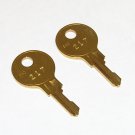 2 - Fort 217 Replacement Keys fit Sellstrom Germicidal Cabinets & Other Locks