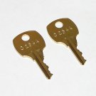 2 - C254A Replacement Keys fit Honeywell TG509, 510, 511, 512 Thermostat Guard