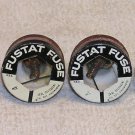 Lot of 4 Fustat Type S 4 Amp Time Delay Fuses - NOS