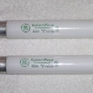 Lot of 2 GE F17T8/SPX35/ECO 3500K 17 Watt Fluorescent Lamp Bulb 800 Series 24"