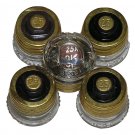 Lot of 5 Eagle 690-25 Amp Edison Base Glass Plug Fuses Buss W25 W 25 Equivalent