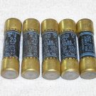 (5) Eagle Slo-Lag 20 Amp 250 Volt Dual Element Time Delay Cartridge Fuses FRN20