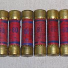 Lot of 10 Eagle 60 Amp One Time Fast Acting Cartridge Fuses - New Old Stock