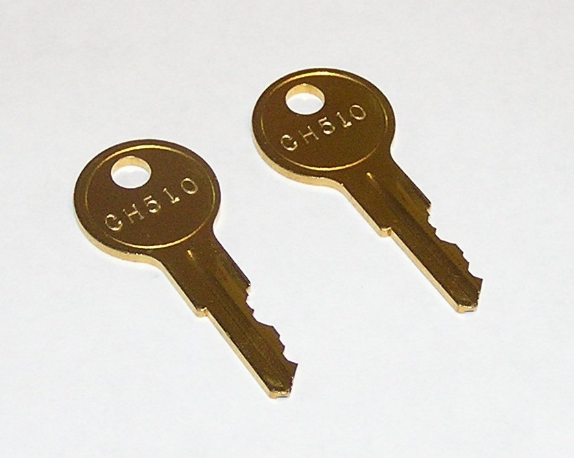 2 - CH510 Replacement Keys fit Securall Safety Cabinets