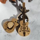 Guitar pick holder personalized gift for guitar player, Custom engraving guitar pick box
