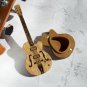 Guitar pick holder personalized gift for guitar player, Custom engraving guitar pick box