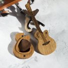 Engraved Guitar Pick Box with Personalized Pick, Custom Gift for Guitarist, Musician or Music Lover