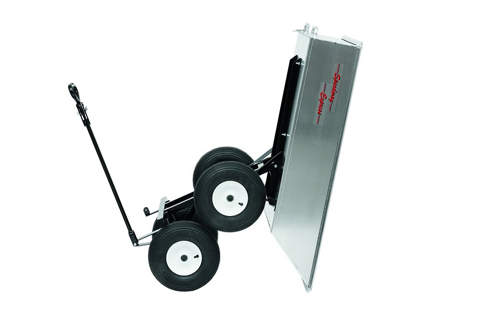 1000 ATV 4 Wheel 6 ft³ Aluminum Dump Trailer/Wagon 25" x 47" x 10"