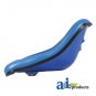 CS668-8V Ford New Holland 19" Pan Tractor Seat w Steel base 7" x 2" Backs BLUE