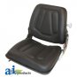 FLS122BL Universal Fold Up Forklift Seat BLACK