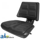 T110BL Universal Tractor Seat w/ Trapezoid Back BLACK