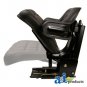WF222BL Universal Flip-Up Tractor Seat with Arm Rest BLACK