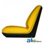 TM555YL Universal Michigan Deluxe Cushion Style Seat w/o Slide Track YELLOW