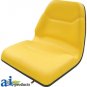 TMS111YL Universal Michigan Style Seat w/ Slide Track Deluxe Cushion YELLOW