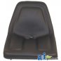 TMS444BL Universal Michigan Style Tractor Seat w/ Slide Track BLACK