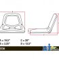 759-3149 Cub Cadet Lawn & Garden Tractor High Back Seat