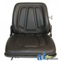 FLS322BL Universal Fold Up Shock Absorbing Spring Forklift Seat BLACK