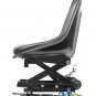 533223R91 Universal High Back Industrial Seat w/ Suspension Slide Track