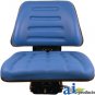 T222BU Universal Tractor Seat Trapezoid Back BLUE