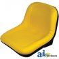 AM133476 John Deere CX, 4x2 Gators Seat 15" YELLOW Replaces AM123636, AM129968