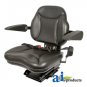 BBS108BL Universal Big Boy Tractor Seat w/ Armrests BLACK