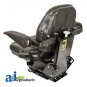 BBS108BL Universal Big Boy Tractor Seat w/ Armrests BLACK